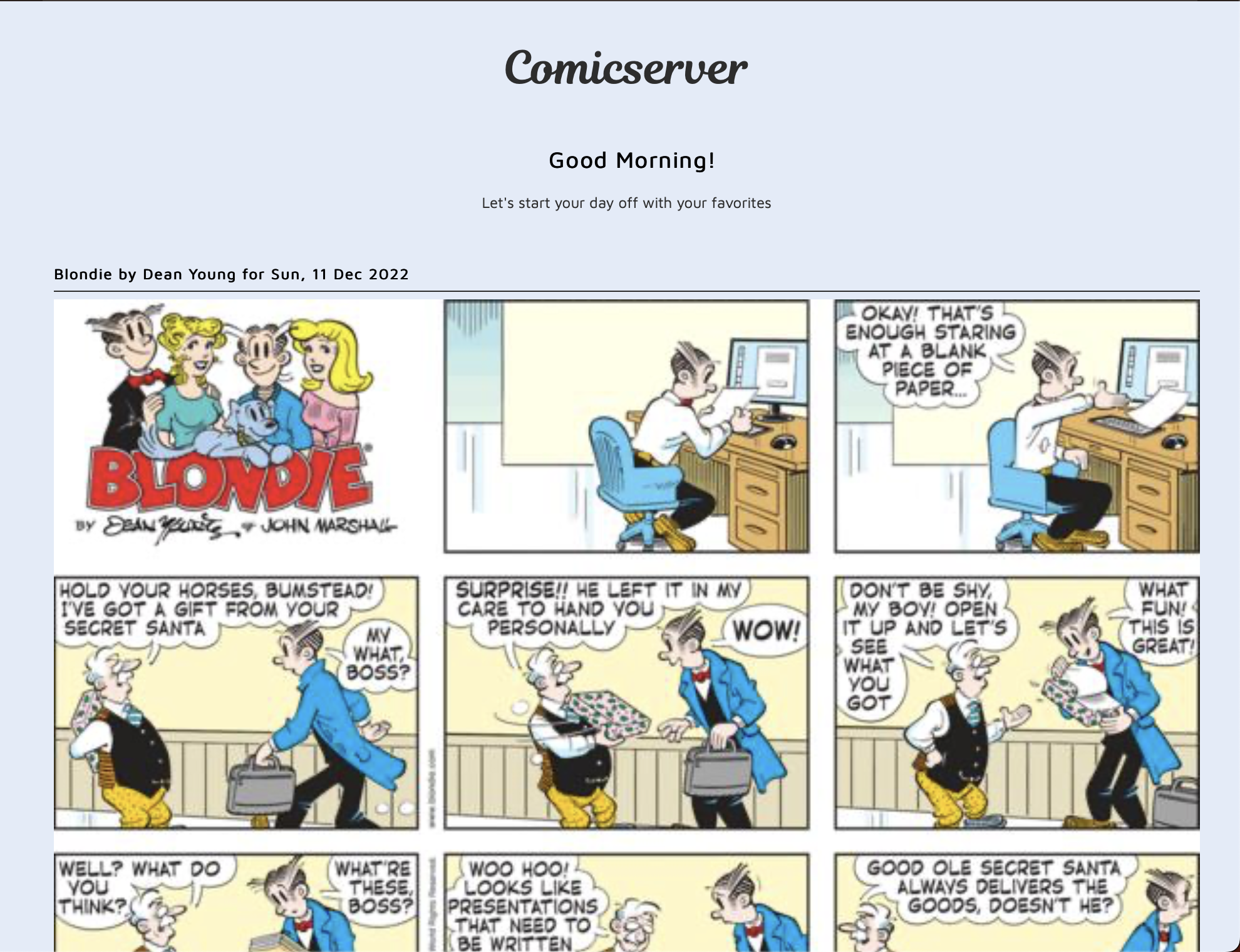 ComicServer Muncie 6: Daily Laughs!