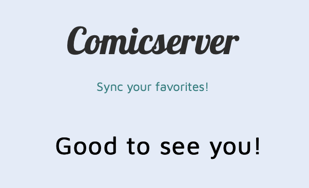 ComicServer Sync